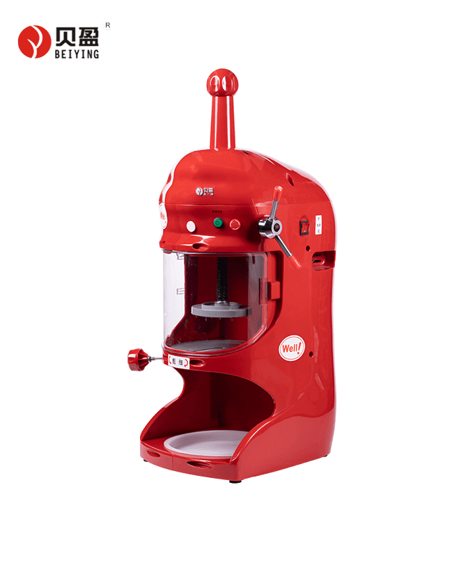 BY-128-Red shaved industrial ice shavers machine for ice snow shaver